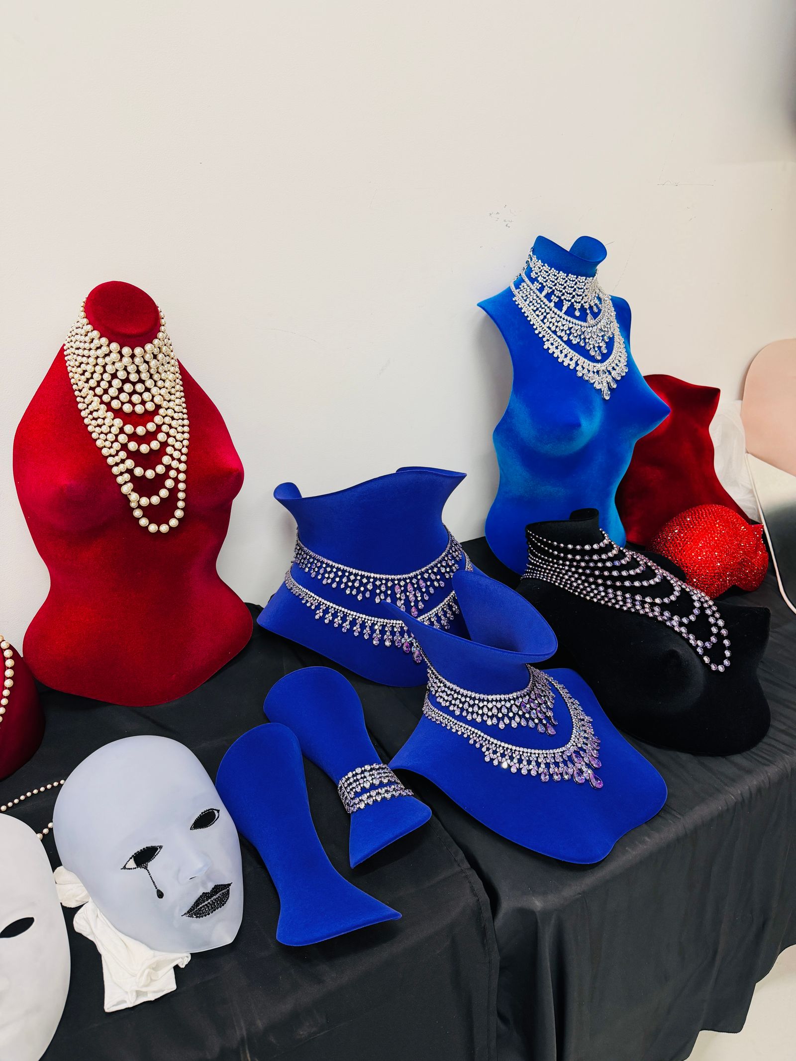 Image may contain Art Handicraft Clothing Footwear Shoe Hosiery Sock Person Adult Wedding Accessories and Face