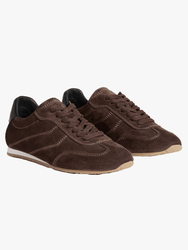 Image may contain Suede Clothing Footwear Shoe and Sneaker