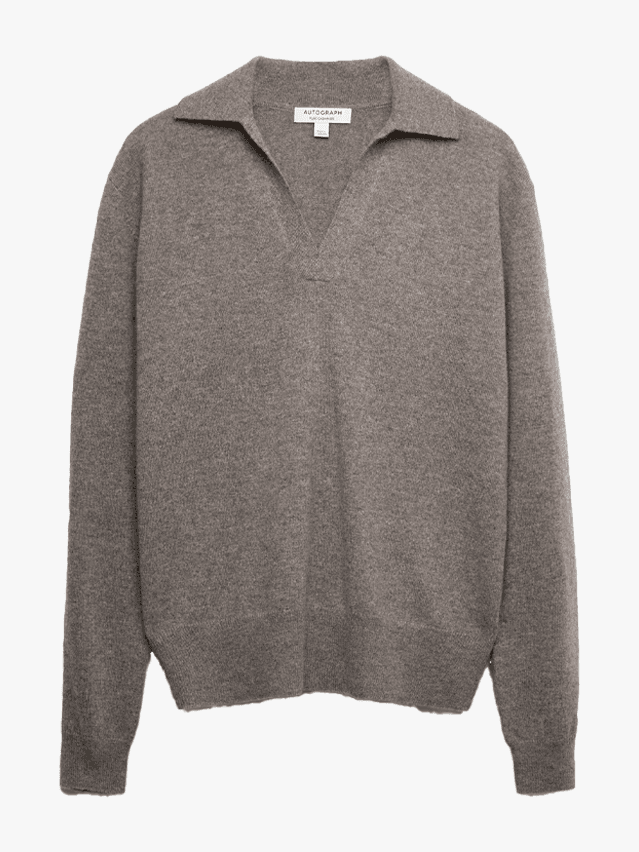 Image may contain Clothing Knitwear Sweater Sweatshirt Fleece Coat and Hoodie